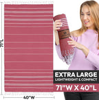 Oversized Sand Resistant Prewashed Turkish Cotton Quick Drying, Lightweight - Image 6