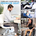 ComfiLife Gel Enhanced Seat Cushion – Office Chair Cushion – Non-Slip Gel & - Image 7