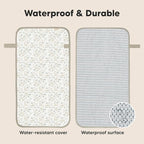 KeaBabies Portable Diaper Changing Pad, Easy Wipe Clean - Image 4