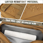 QT&QY Tactical Toiletry Bag For Men Hygiene Bag EDC Military Tool Molle Pouches - Image 3