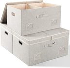 75 Quarts Extra Large Decorative Storage Bins by GraciadecoStorage