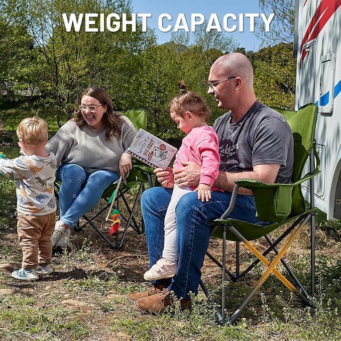 TIMBER RIDGE Oversized Folding Camping Chair - Image 9