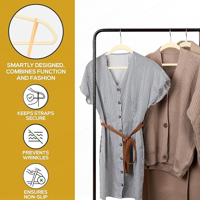 50 Pack New Premium Quality Velvet Hangers Ultra Thin Non Slip Adult Felt Space - Image 4