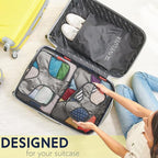 Travel Packing Cubes 5 pcs Luggage Organizer Set - Image 6