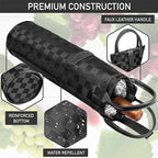 opux Wine Bag Single Bottle Carrier Tote, Insulated Travel Wine Cooler Bag - Image 5