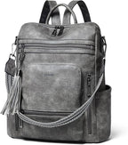 Shrrie Vegan Leather Laptop Backpack by Shrrie