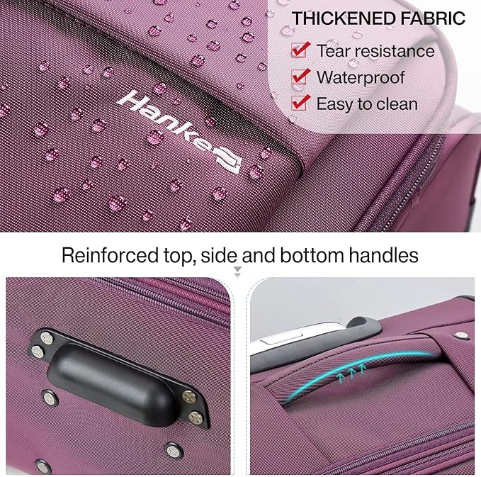Hanke 20/28 Inch 2 Piece Luggage Sets - Image 5