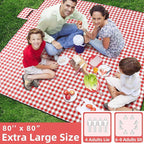 ZAZE Picnic Blanket Extra Large Waterproof, Camping on Grass Accessories Couple - Image 2