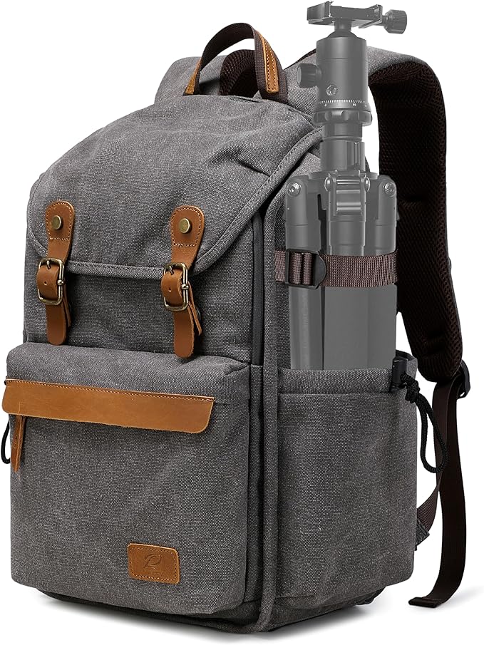 Padwa Lifestyle Gray Camera Backpack - Image 9