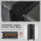 Merax Luggage Set 2 Piece Suitcase Sets - Image 8