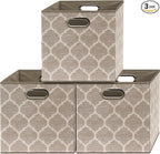 SIMPLE HOUSEWARE 13-Inch Collapsible Fabric Cube Storage Bin by SimpleHouseware