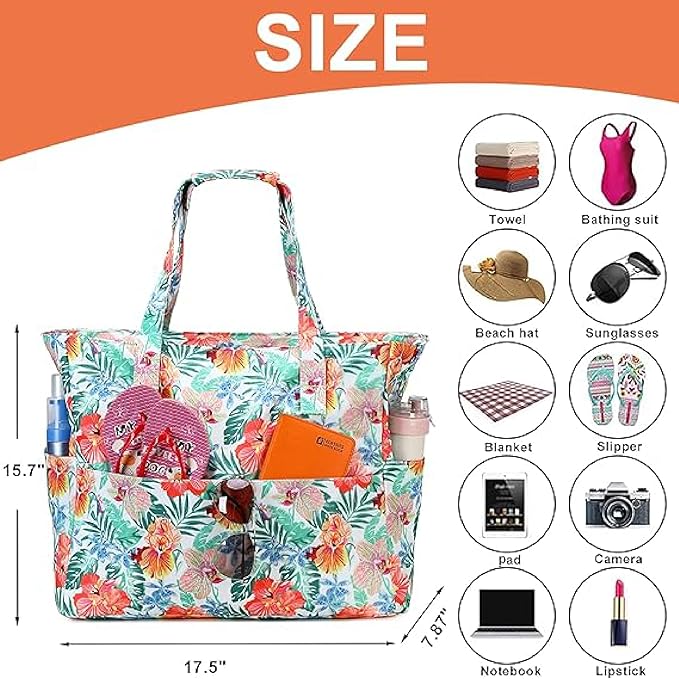 Waterproof Beach Tote Pool Bags - Image 3