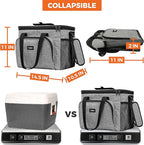 OPUX Soft Cooler Bag, Insulated Collapsible Lunch Cooler Tote - Image 5