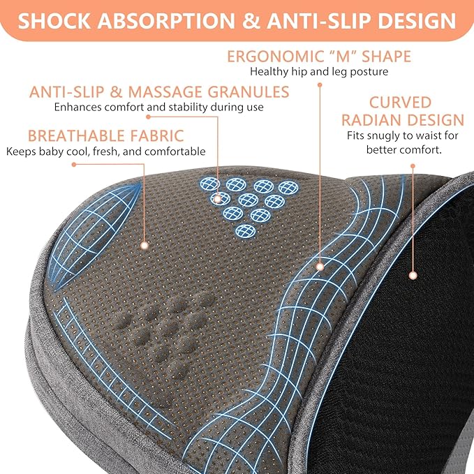 HKAI Baby Hip Carrier, Mom’s Choice Award Winner, Baby Carrier - Image 3