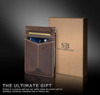 SERMAN BRANDS RFID Blocking Wallet Slim Bifold - Image 6