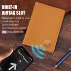 STAR VISTA Albatross Leather Travel Passport Holder, Minimalist Design - Image 8