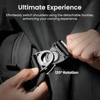 tomtoc 5.5L Sling Bag for Nintendo Switch 2, Heavy Duty Crossbody Bag for - Image 5