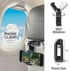 Airplane Neck Pillow Includes Travel Pillow + Airplane Phone Holder Mount + Eye - Image 6