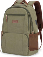 Tzowla Canvas Laptop College Backpack by Tzowla
