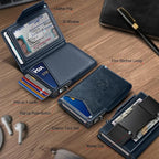 BULLIANT Men Wallet Gift Boxed, Slim Front Pocket Wallet Money Clip Card Holder - Image 2