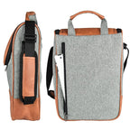 2 Bottle Wine Set Leather Insulated Bag As Gift - Image 3