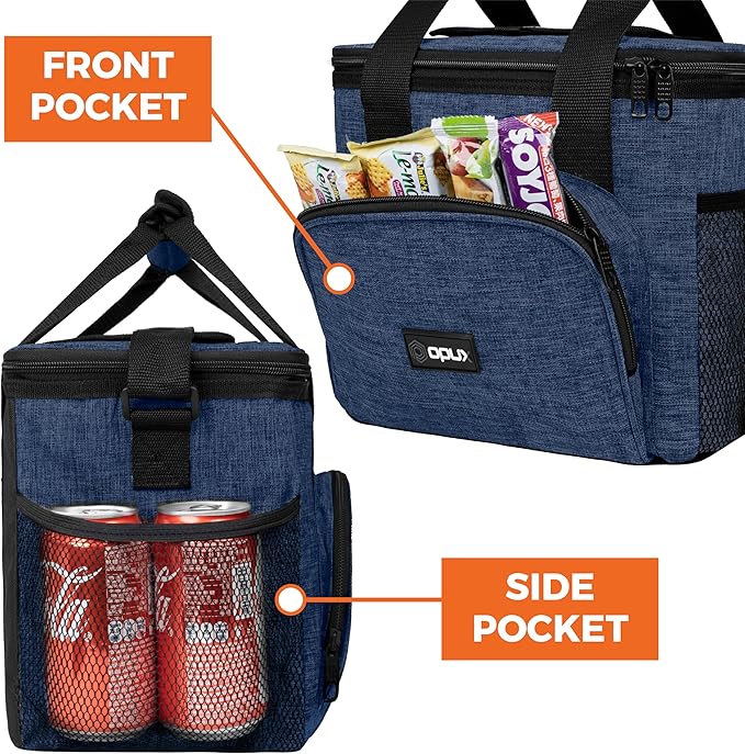 OPUX Soft Cooler Bag, Insulated Collapsible Lunch Cooler Tote - Image 6