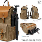 Padwa Lifestyle Khaki Camera Backpack - Image 8