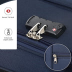 Merax Softside Luggage Set Softshell Lightweight 3 Piece Spinner Suitcase 22" - Image 4