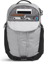 The North Face Surge Commuter Laptop Backpack, Meld Grey Dark Heather/TNF Black - Image 4