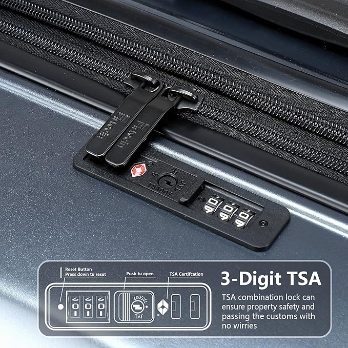 28 Inch Luggage with Spinner Wheels, Lightweight Expandable PC Hardside Large - Image 6