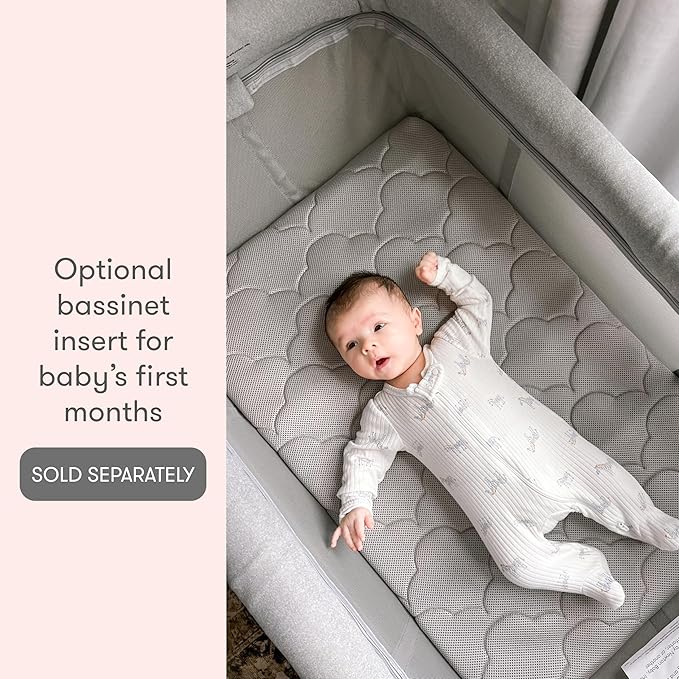 Newton Baby Deluxe Travel Crib & Play Yard | Breathable, Washable Mattress - Image 4
