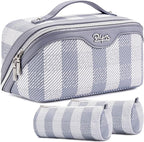 BOYATU Makeup Bag Travel Cosmetic Bag: 3 Pcs Set Portable Make up Bags by BOYATU