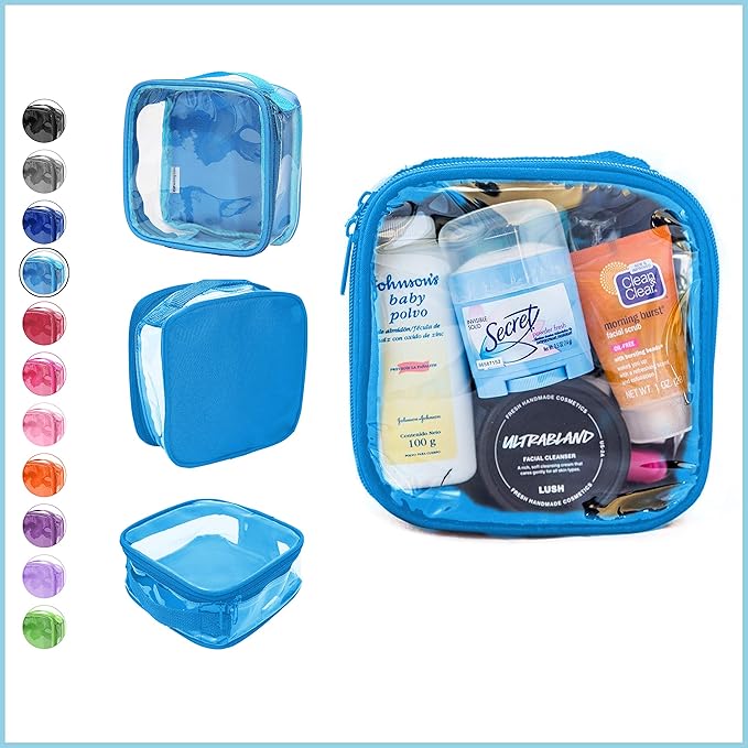 EzPacking Clear TSA Approved 3-1-1 Travel Toiletry Bag - Image 2