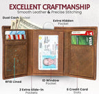 BULL GUARD Leather Trifold Wallets - Image 2