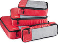 Amazon Basics Packing Cubes for Travel, Packing Organizers Set, 4-Piece-Set by AmazonBasics