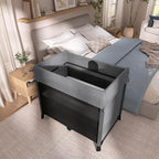 Evolur Zane Portable Playard – Foldable, Removable Mattress - Image 2