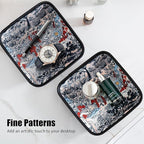 2025 Improved Design Premium Square Fabric Valet Tray Organizer Set of 2 - Image 9