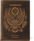 LEATHER VILLAGE Leather Passport Holder Cover – Travel Wallet by LeatherVillage