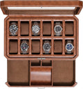 ROTHWELL 12 Slot Leather Watch Box by RothwellSanFrancisco