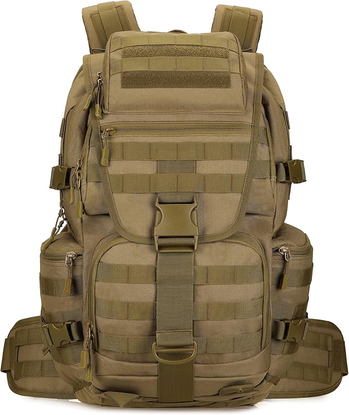 50L Military Tactical Backpack Hiking Waterproof Backpack Large Military Pack 3 by KXBUNQD