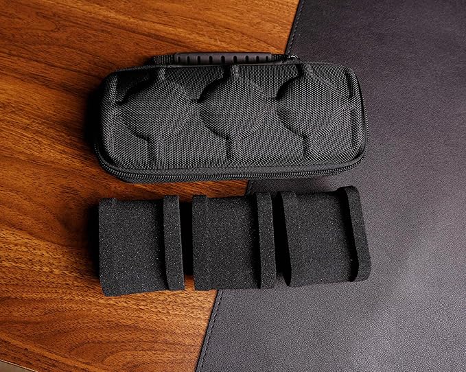 3 slots Watch travel case, Hard watch roll, travel watch case organizer holder - Image 4