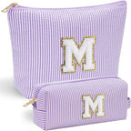 YOOLIFE Purple Cute Travel Makeup Bag by YOOLIFE