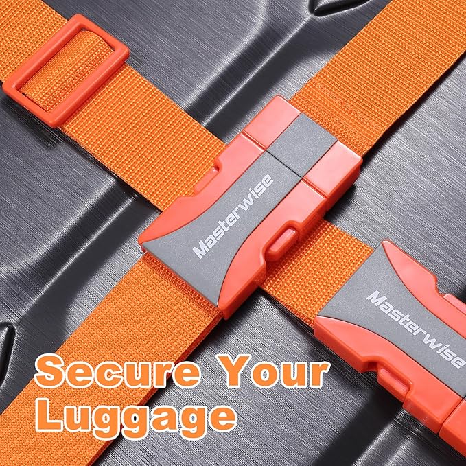Buckle Straps with Clips, Adjustable Nylon Strap with Buckle, Packing Straps - Image 4