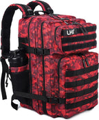 LHI Military Tactical Backpack for Men Molle Daypack 45L Army 3 Days Assault by LHI