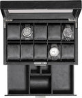 ROTHWELL 10-Slot Watch Box in Leather by RothwellSanFrancisco