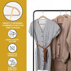 50 Pack New Premium Quality Velvet Hangers Ultra Thin Non Slip Adult Felt Space - Image 4