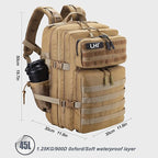 LHI Military Tactical Backpack for Men and Women 45L Army 3 Days Assault Pack - Image 5