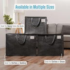 VENO 4 Pack Heavy Duty Moving Bags, Storage Bags, Packing Supplies, Top Zipper - Image 6