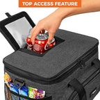 OPUX Soft Cooler Bag, Insulated Collapsible Lunch Cooler Tote - Image 4