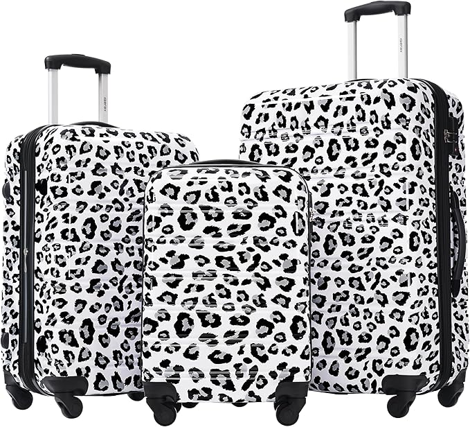 Merax Luggage Sets 3 Piece, Hardside Expandable Suitcase Set by Merax